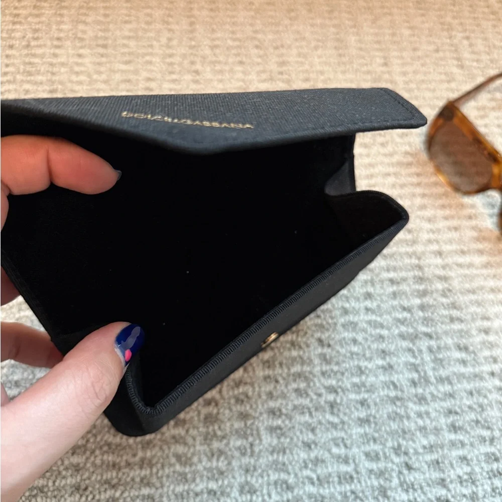 Dolce & Gabbana Havana Animal Print Shaded Sunglasses - Picture 9 of 10